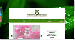 Desktop Screenshot of globalingredientsolutions.com